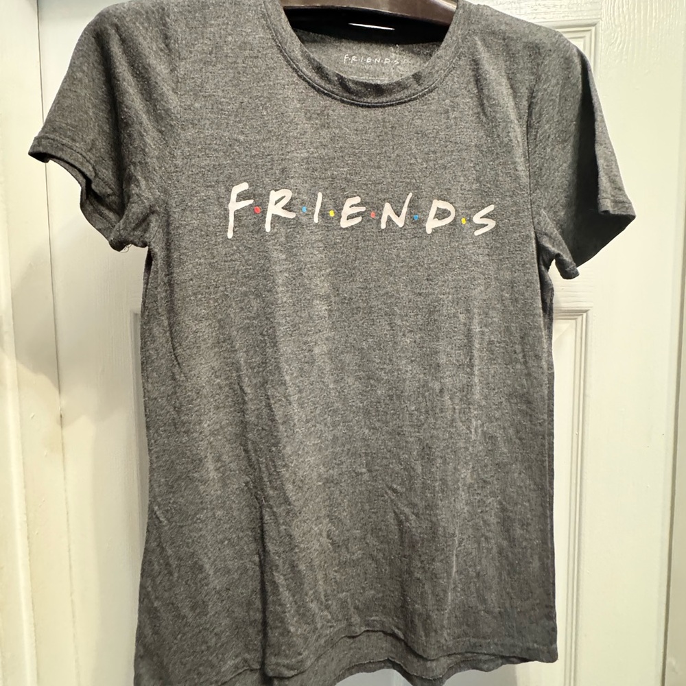 FRIENDS Heather Gray Logo Tee Vintage